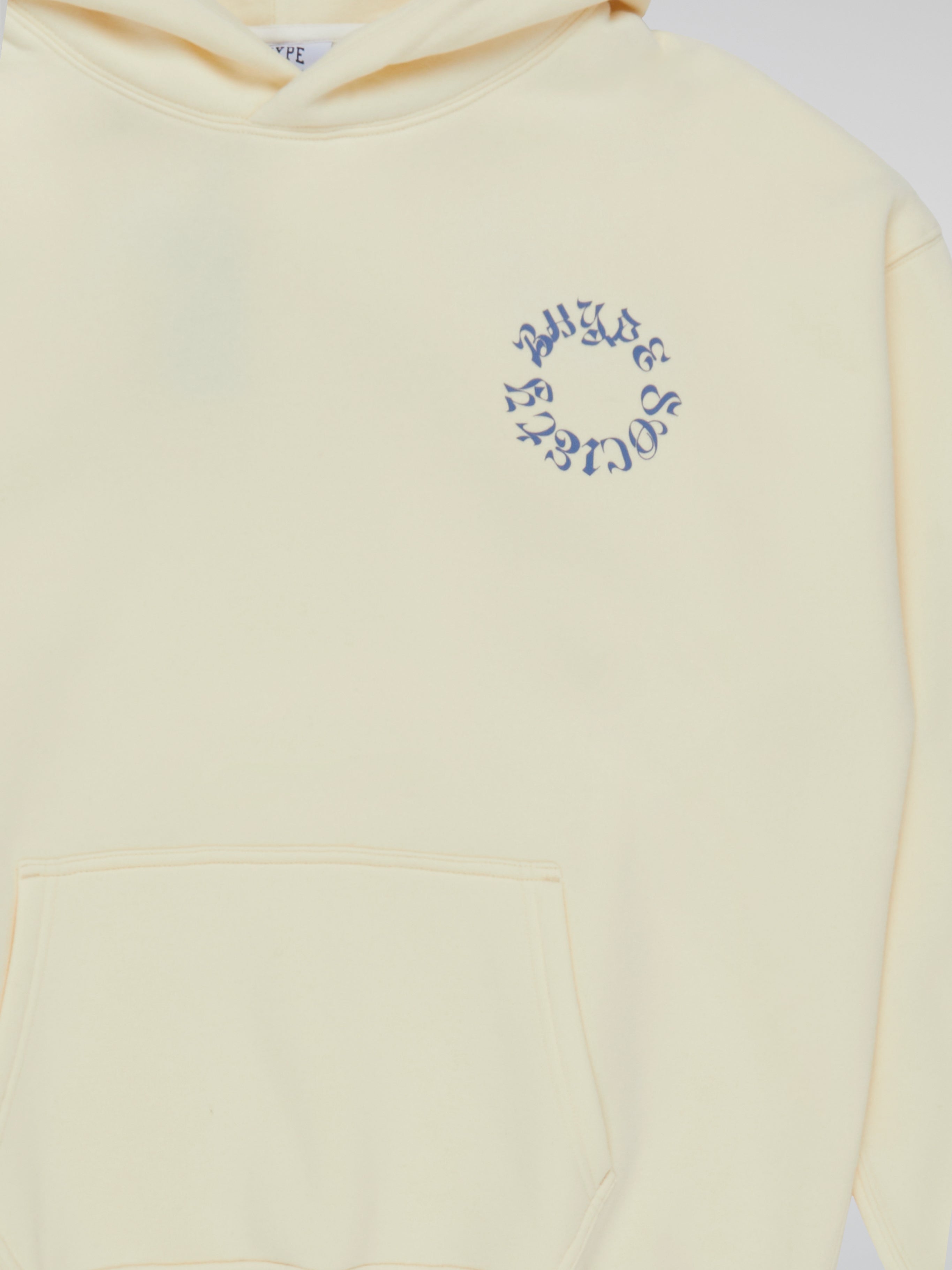 BHYPE SOCIETY CIRCLE LOGO CREAM HOODIE