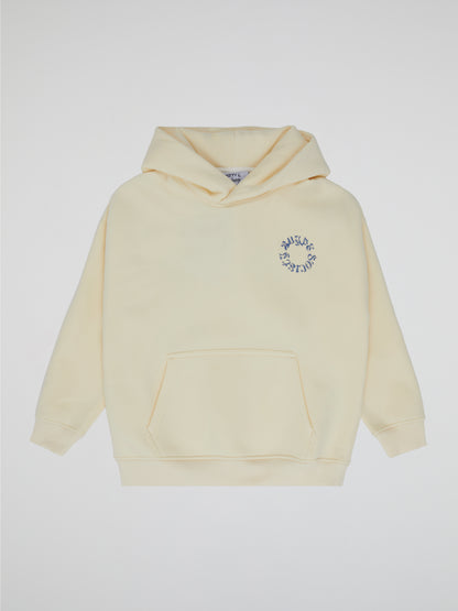 BHYPE SOCIETY CIRCLE LOGO CREAM HOODIE - KIDS