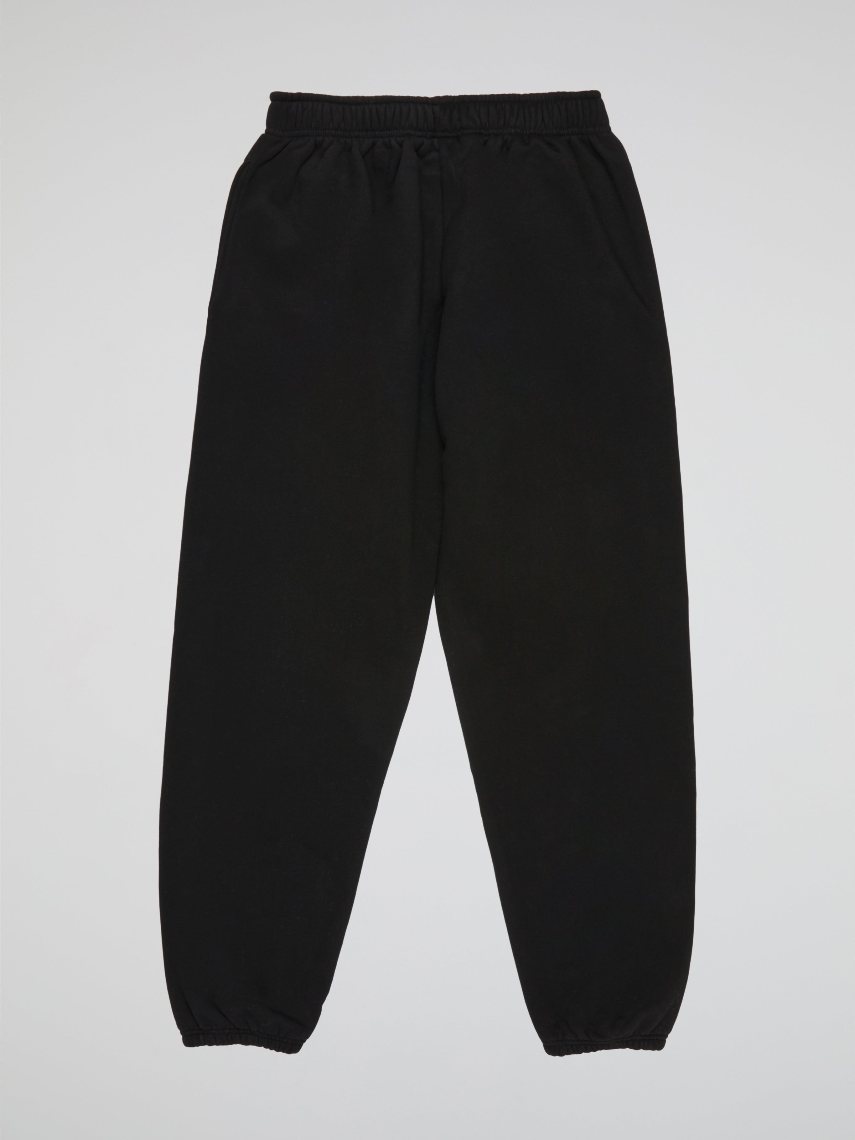 BHYPE SOCIETY CIRCLE LOGO HOODED BLACK PANTS