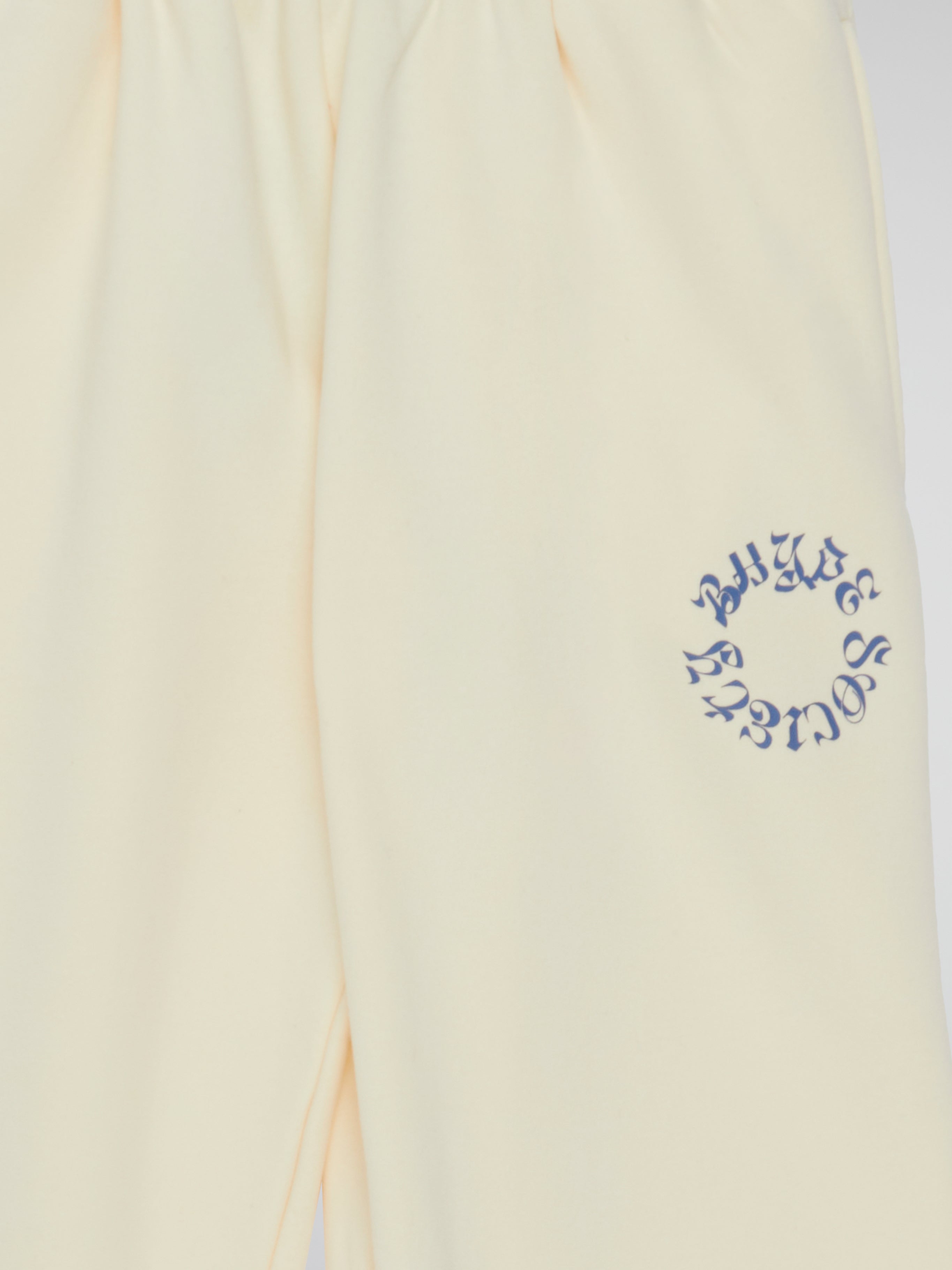 BHYPE SOCIETY CIRCLE LOGO HOODED CREAM PANTS