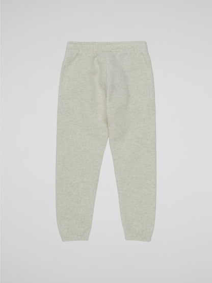 BHYPE SOCIETY CIRCLE LOGO HOODED LIGHT GREY PANTS - KIDS