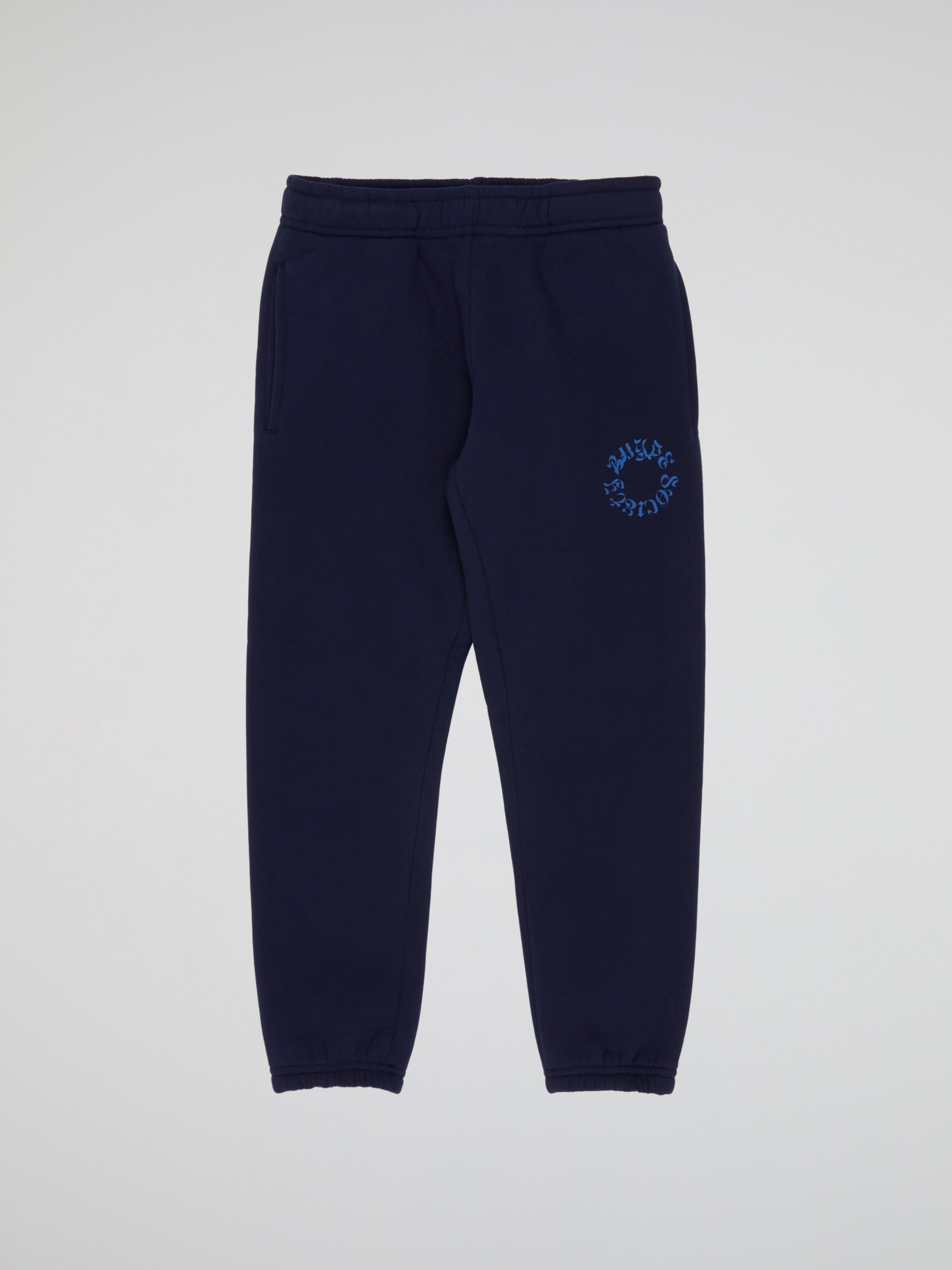 BHYPE SOCIETY CIRCLE LOGO HOODED NAVY BLUE PANTS - KIDS