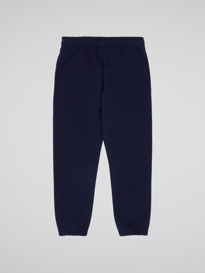 BHYPE SOCIETY CIRCLE LOGO HOODED NAVY BLUE PANTS - KIDS