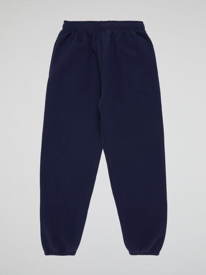 BHYPE SOCIETY CIRCLE LOGO HOODED NAVY BLUE PANTS