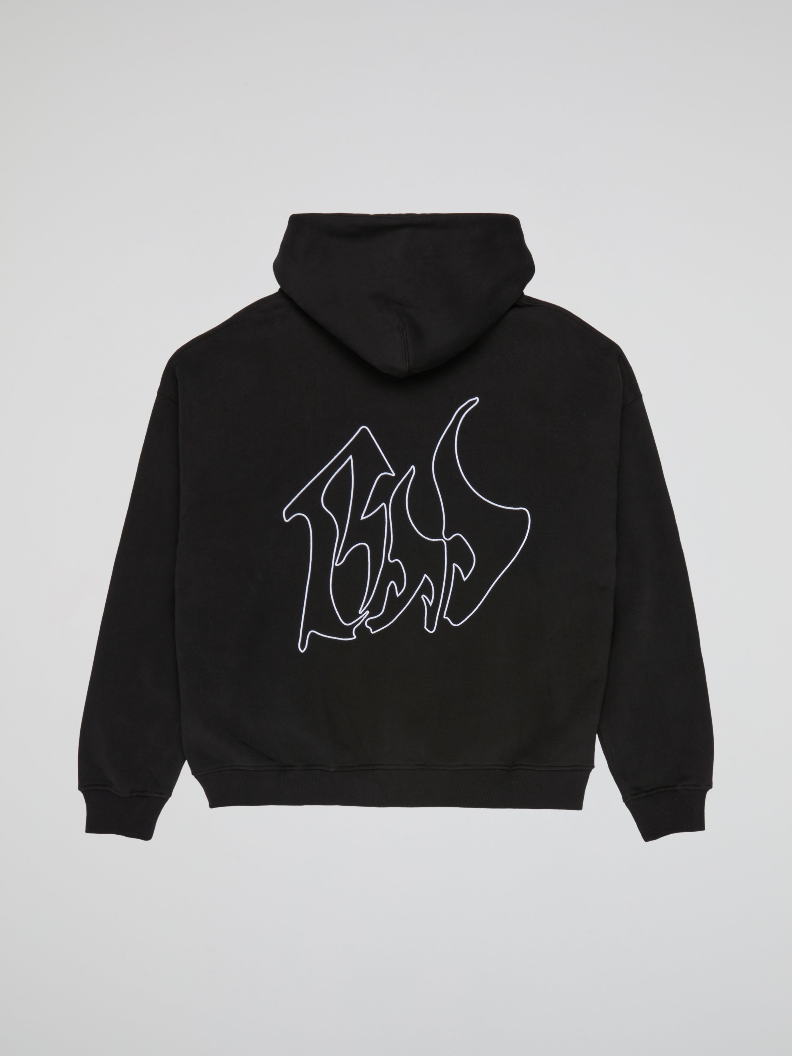 BHYPE SOCIETY BLACK HOODIE - BHS LOGO