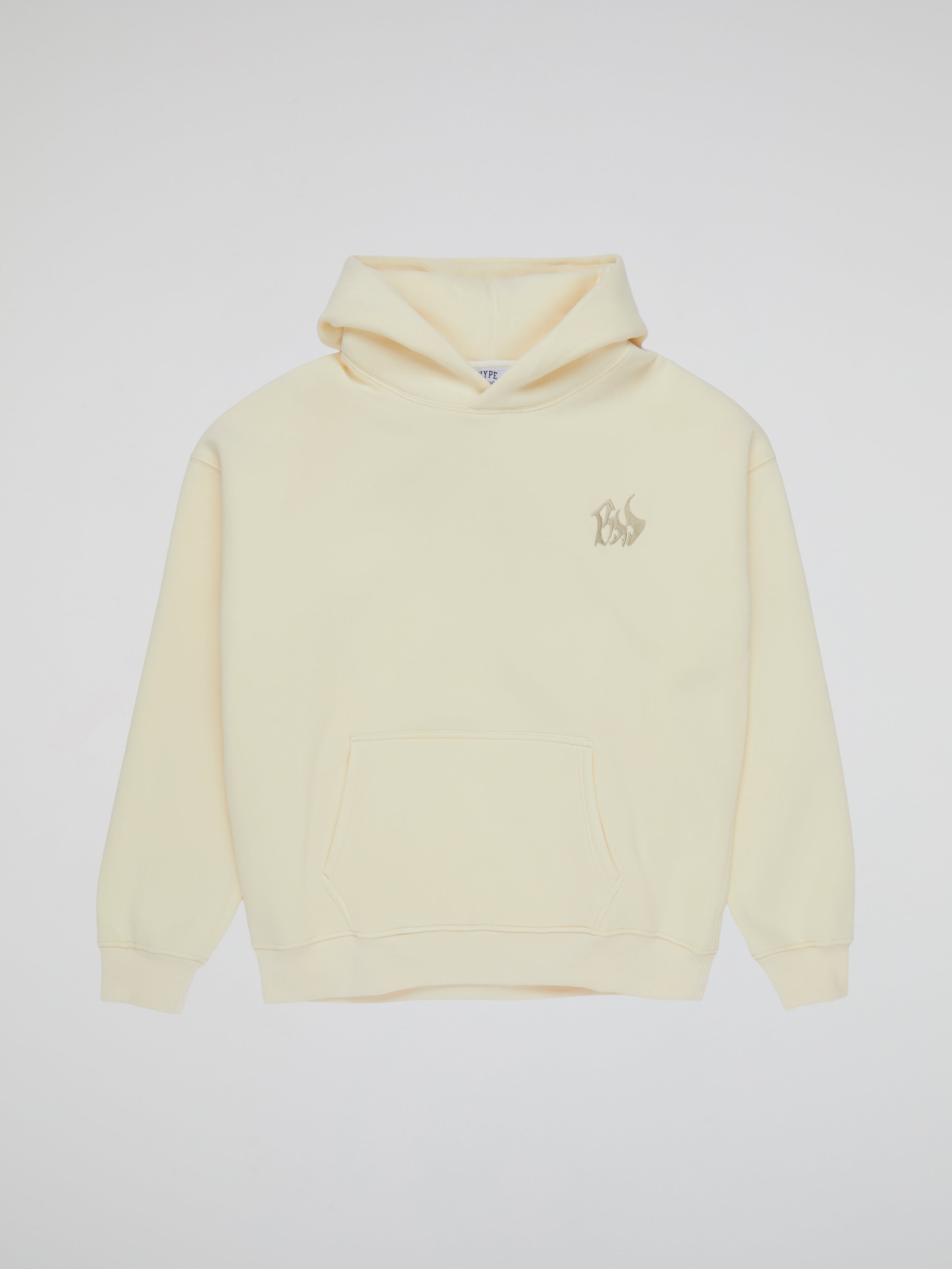 BHYPE SOCIETY CREAM HOODIE - BHS LOGO