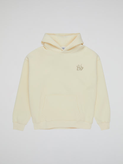 BHYPE SOCIETY CREAM HOODIE - BHS LOGO