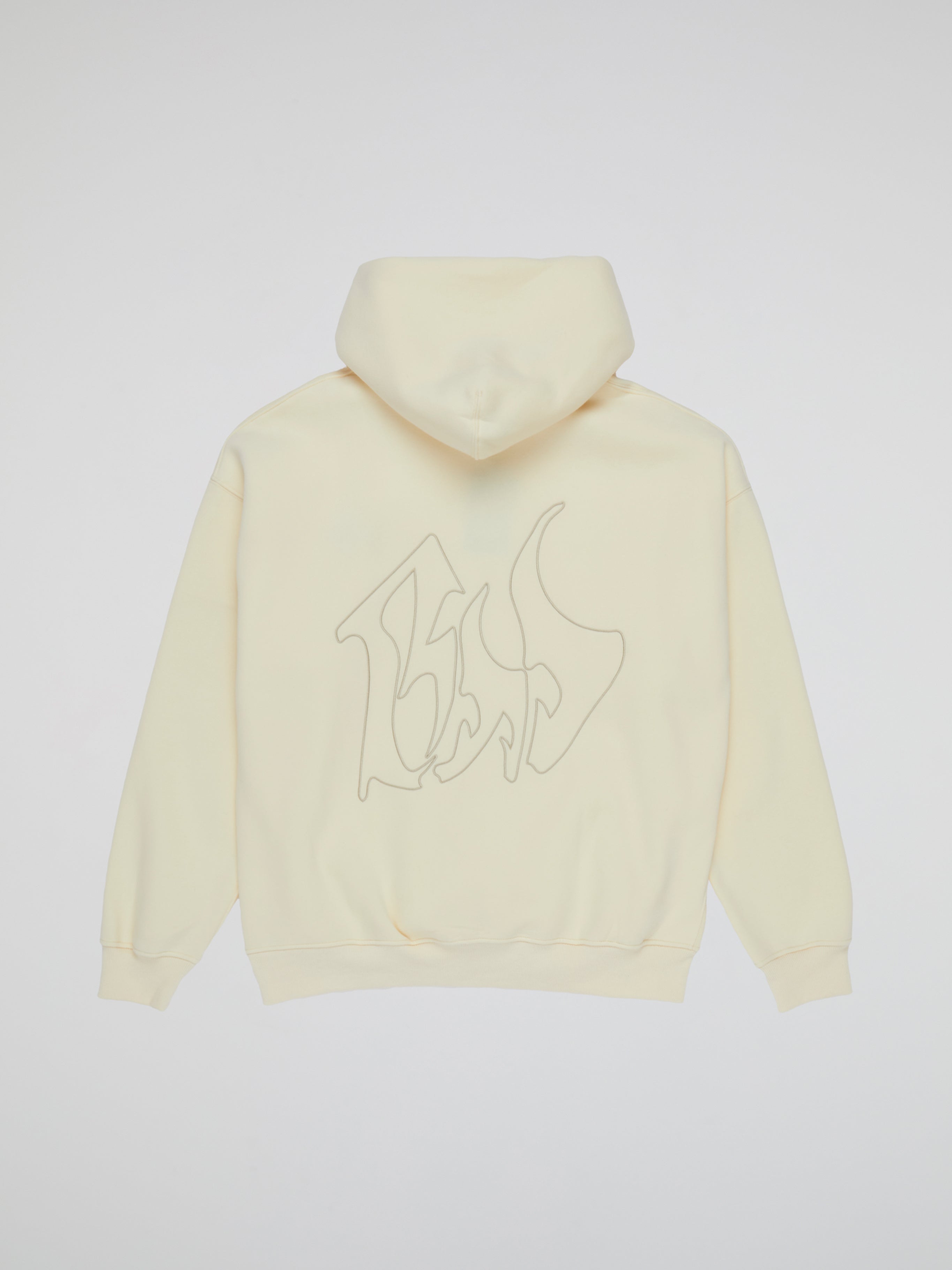 BHYPE SOCIETY CREAM HOODIE - BHS LOGO