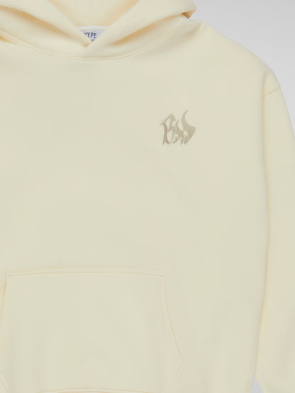 BHYPE SOCIETY CREAM HOODIE - BHS LOGO