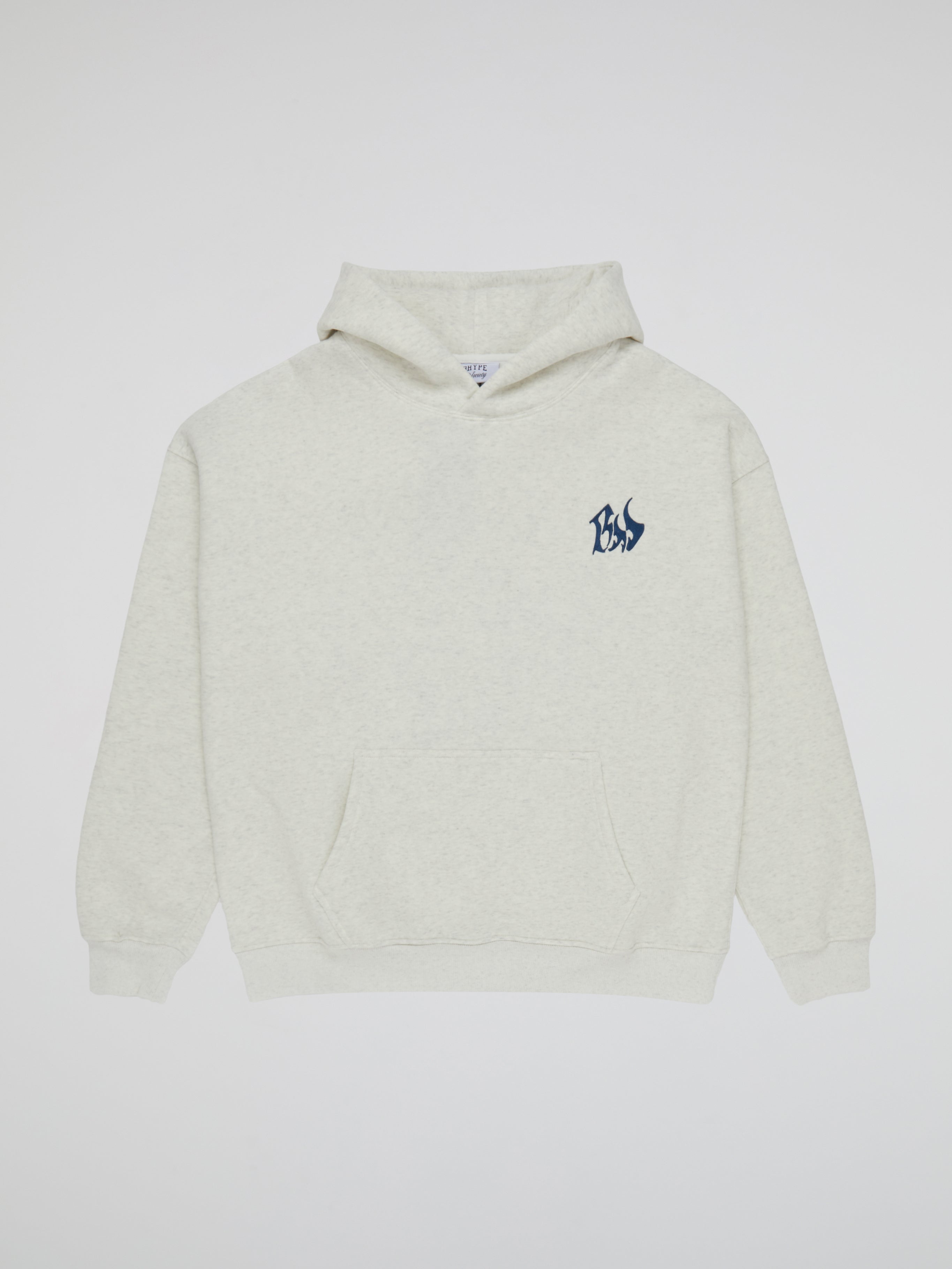 BHYPE SOCIETY LIGHT GREY HOODIE - BHS LOGO