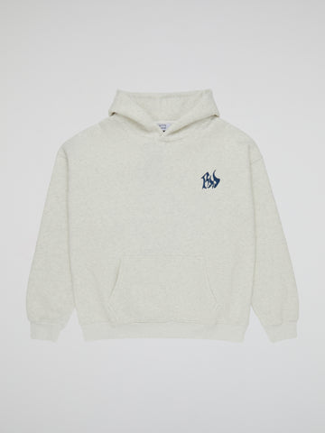 BHYPE SOCIETY LIGHT GREY HOODIE - BHS LOGO