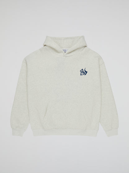 BHYPE SOCIETY LIGHT GREY HOODIE - BHS LOGO