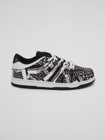 BHYPE SOCIETY EXCLUSIVE SNEAKERS - FULL BLACK KEFFIYEH