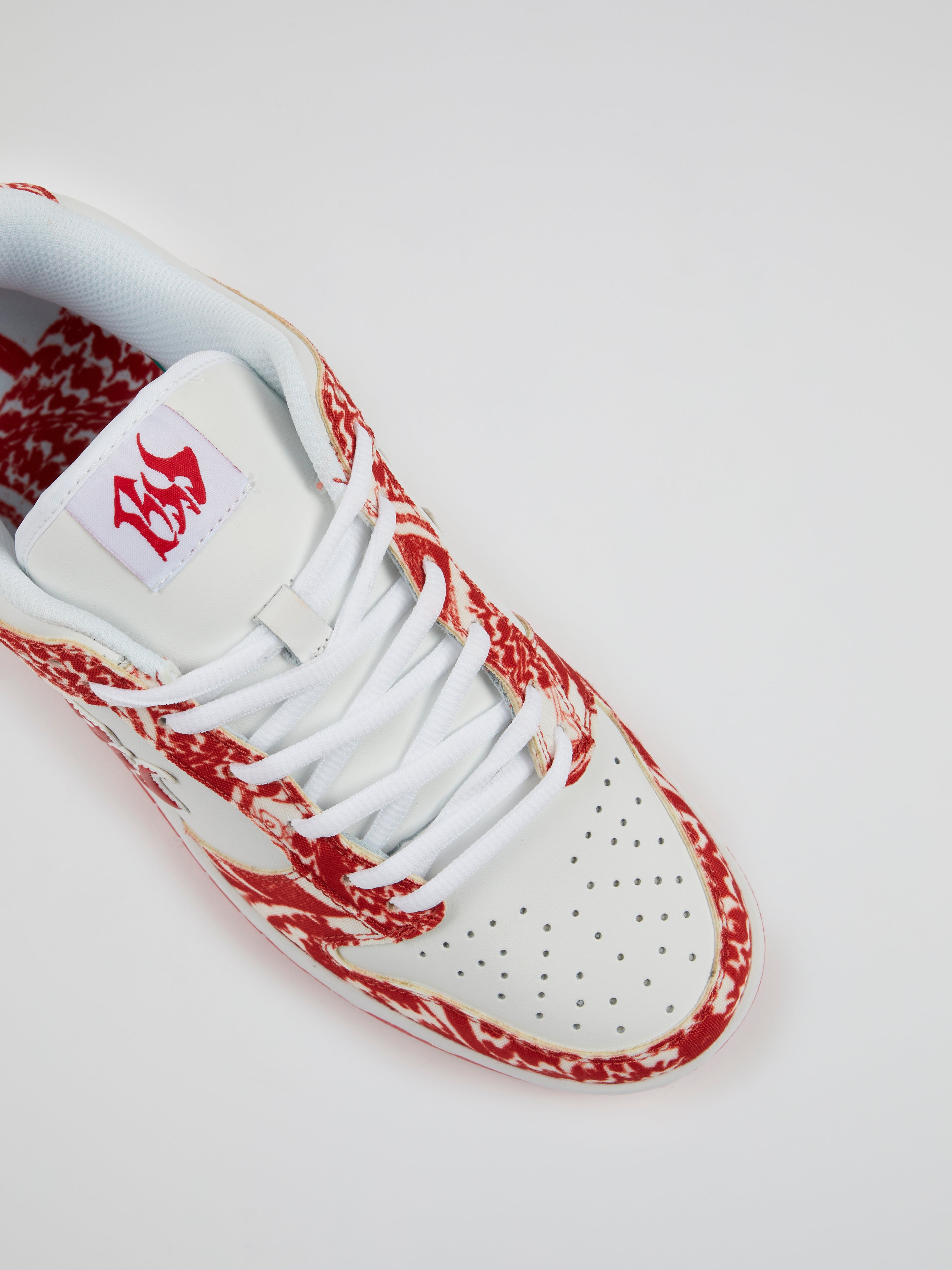 BHYPE SOCIETY EXCLUSIVE SNEAKERS - HALF RED KEFFIYEH