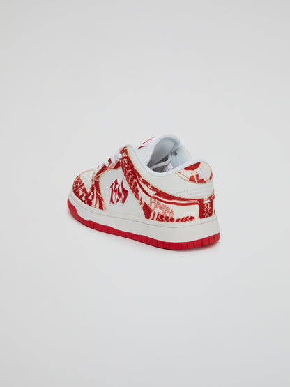 BHYPE SOCIETY EXCLUSIVE SNEAKERS - HALF RED KEFFIYEH (KIDS)