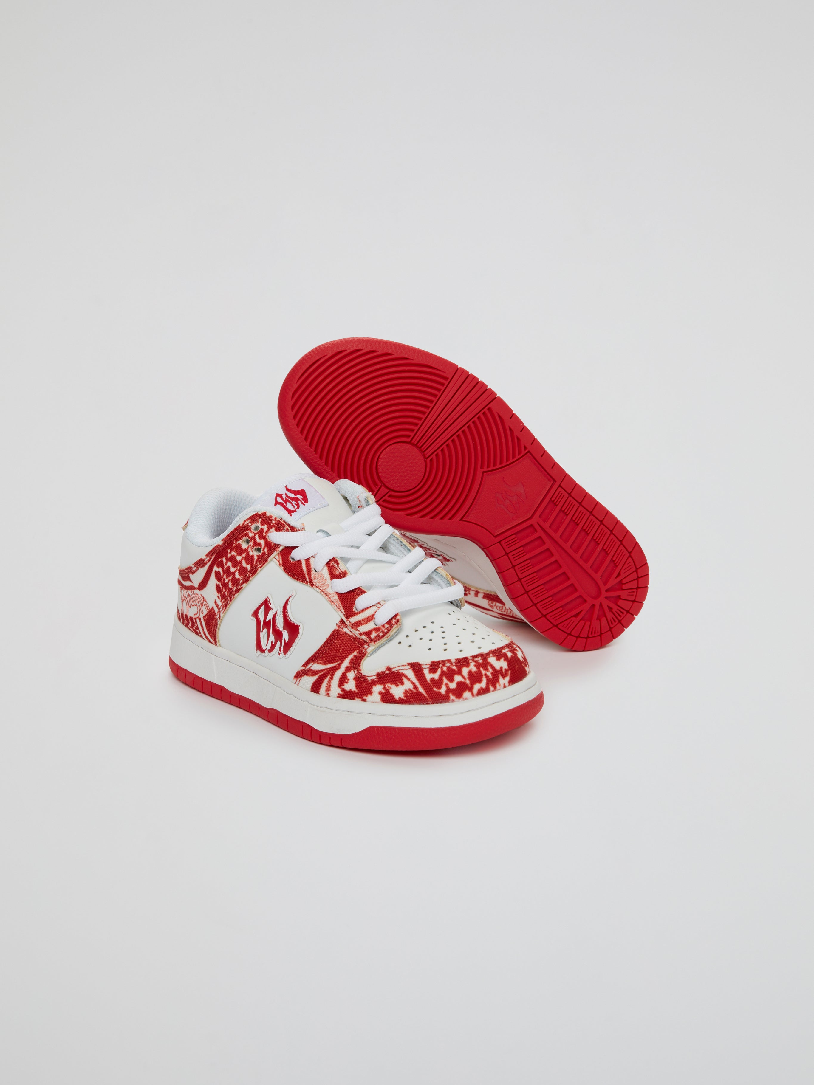 BHYPE SOCIETY EXCLUSIVE SNEAKERS - HALF RED KEFFIYEH (KIDS)