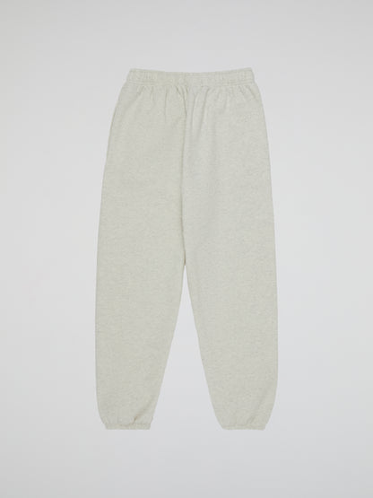 BHYPE SOCIETY HOODED LIGHT GREY PANTS - BHS LOGO