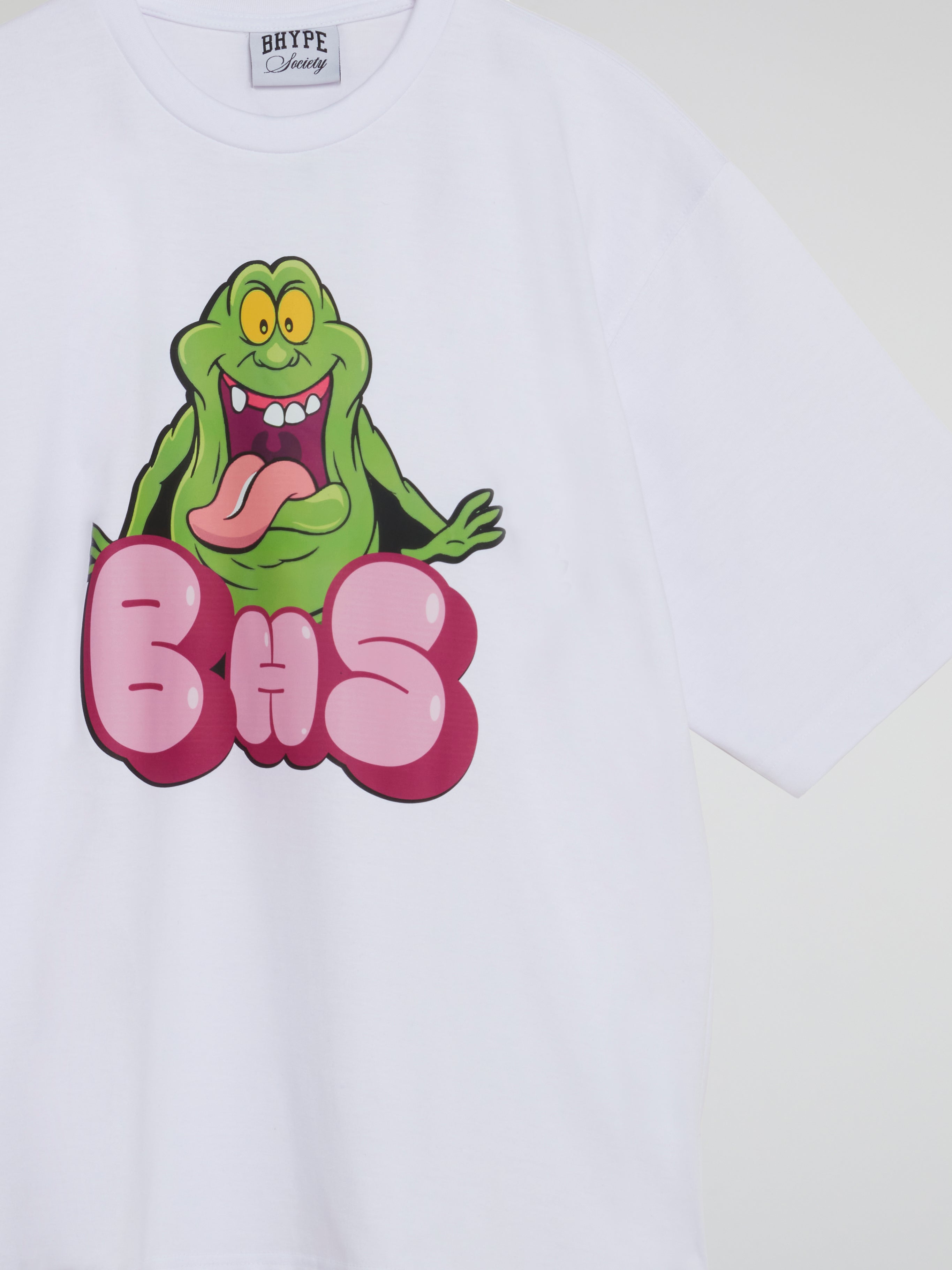 BHYPE SOCIETY GREEN GHOST WHITE TSHIRT