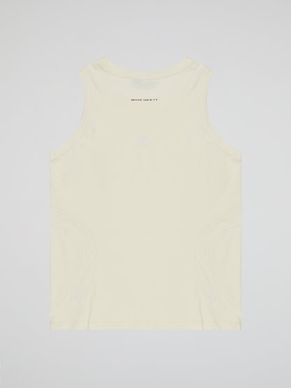 BHYPE SOCIETY CREAM TANK TOP - BHS WHITE LOGO