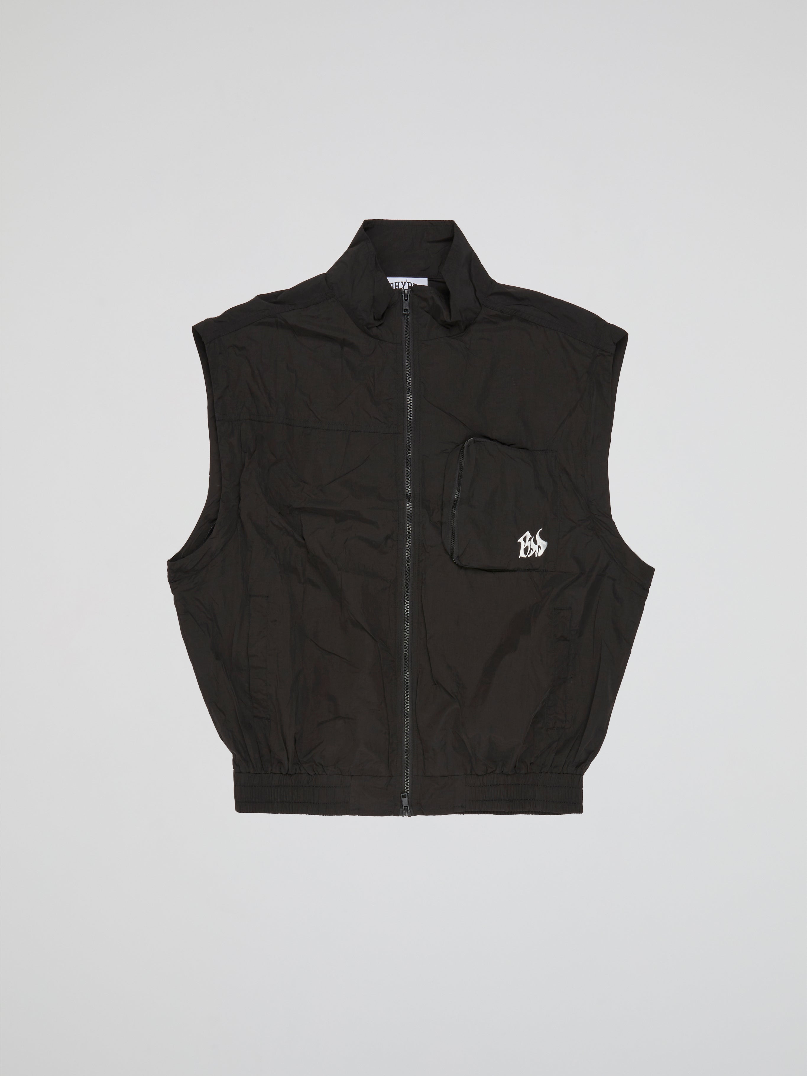 BHYPE LITE SUMMER CONVERTIBLE BLACK TRACK JACKET