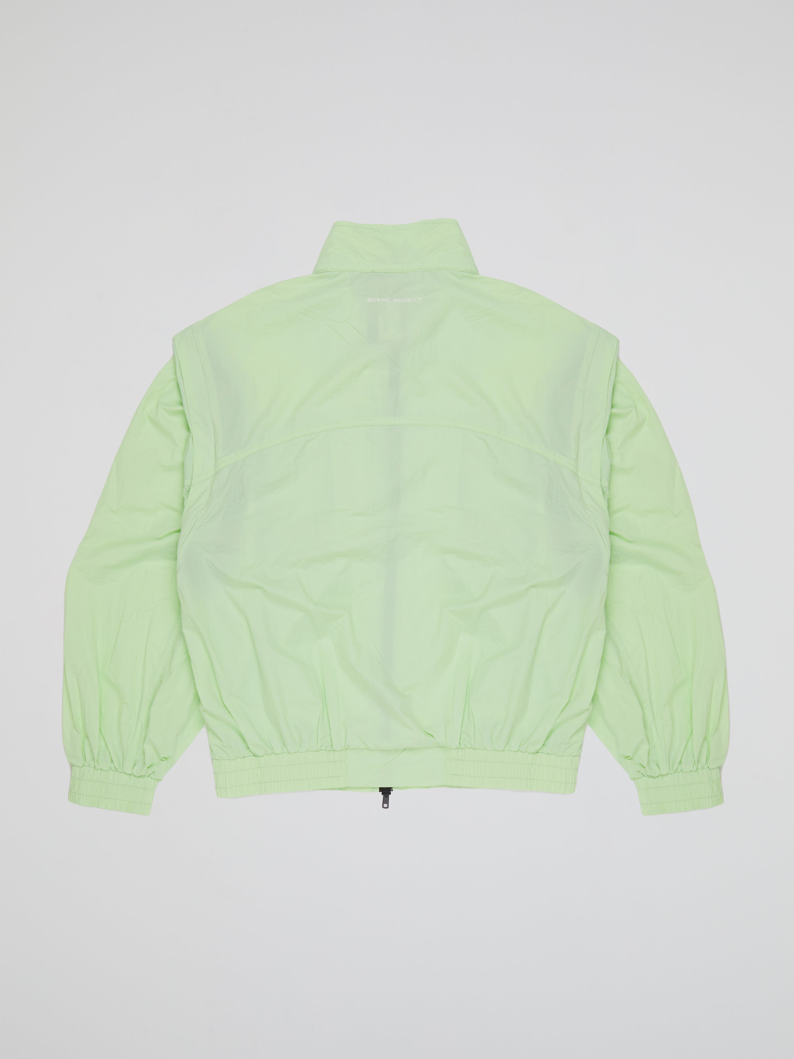 BHYPE LITE SUMMER CONVERTIBLE LIGHT GREEN TRACK JACKET