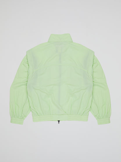 BHYPE LITE SUMMER CONVERTIBLE LIGHT GREEN TRACK JACKET