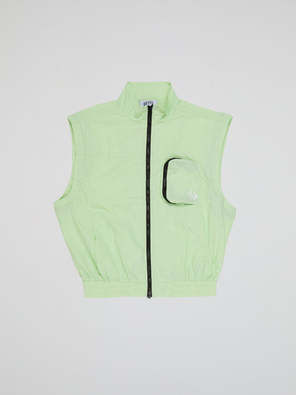 BHYPE LITE SUMMER CONVERTIBLE LIGHT GREEN TRACK JACKET