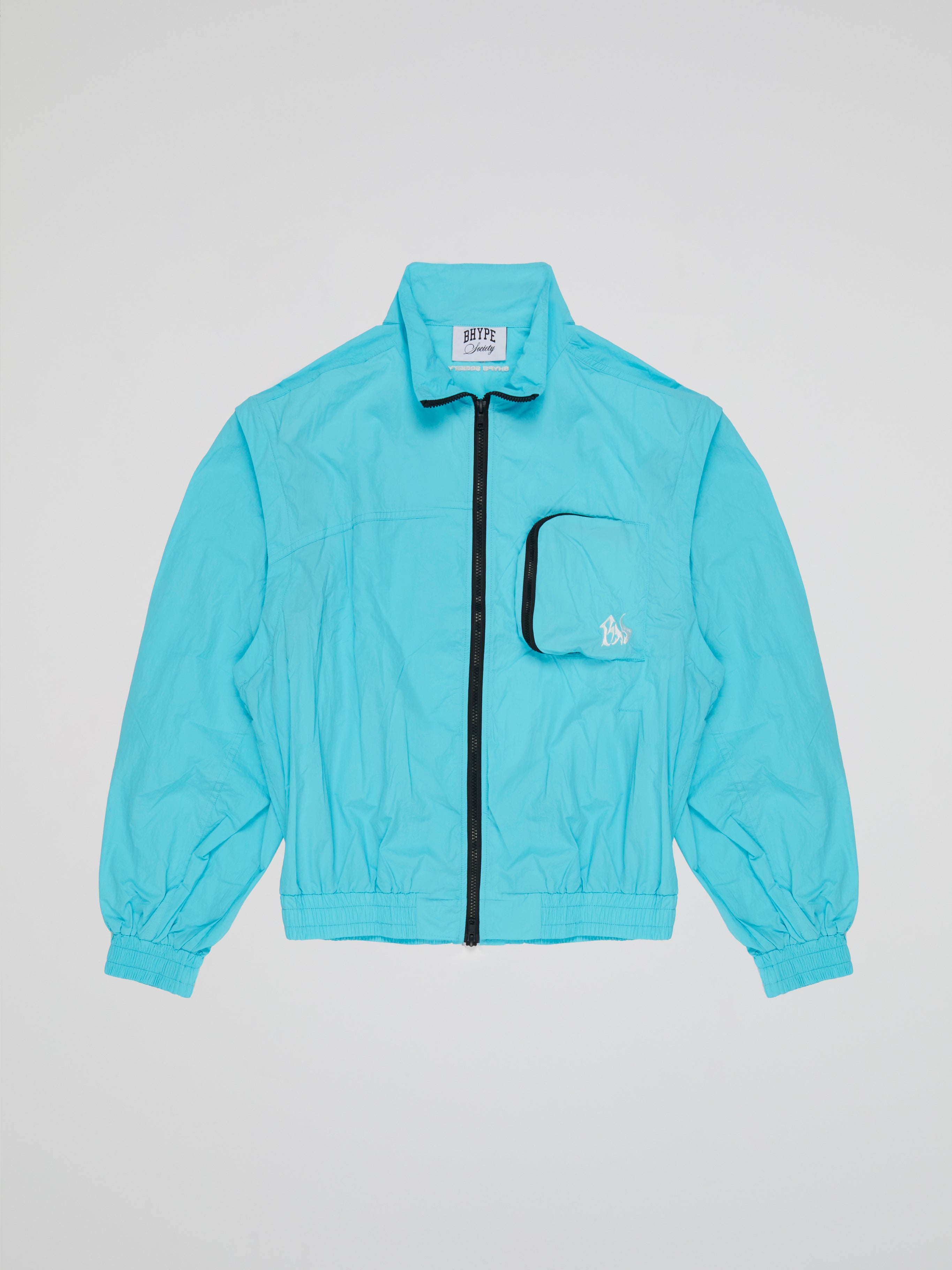 BHYPE LITE SUMMER CONVERTIBLE NEON BLUE JACKET