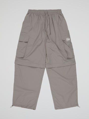 BHYPE LITE SUMMER CONVERTIBLE GREY TRACK PANTS