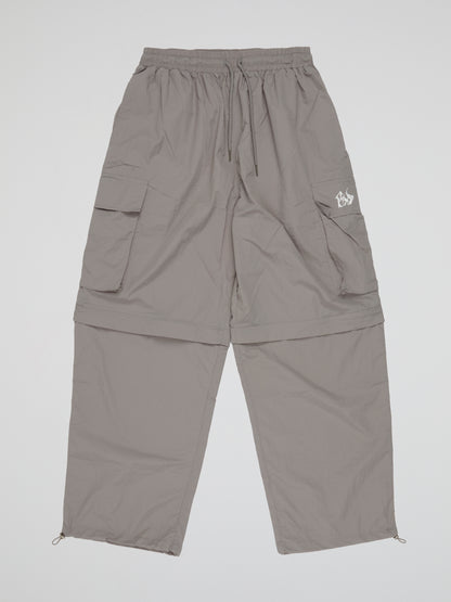 BHYPE LITE SUMMER CONVERTIBLE GREY TRACK PANTS