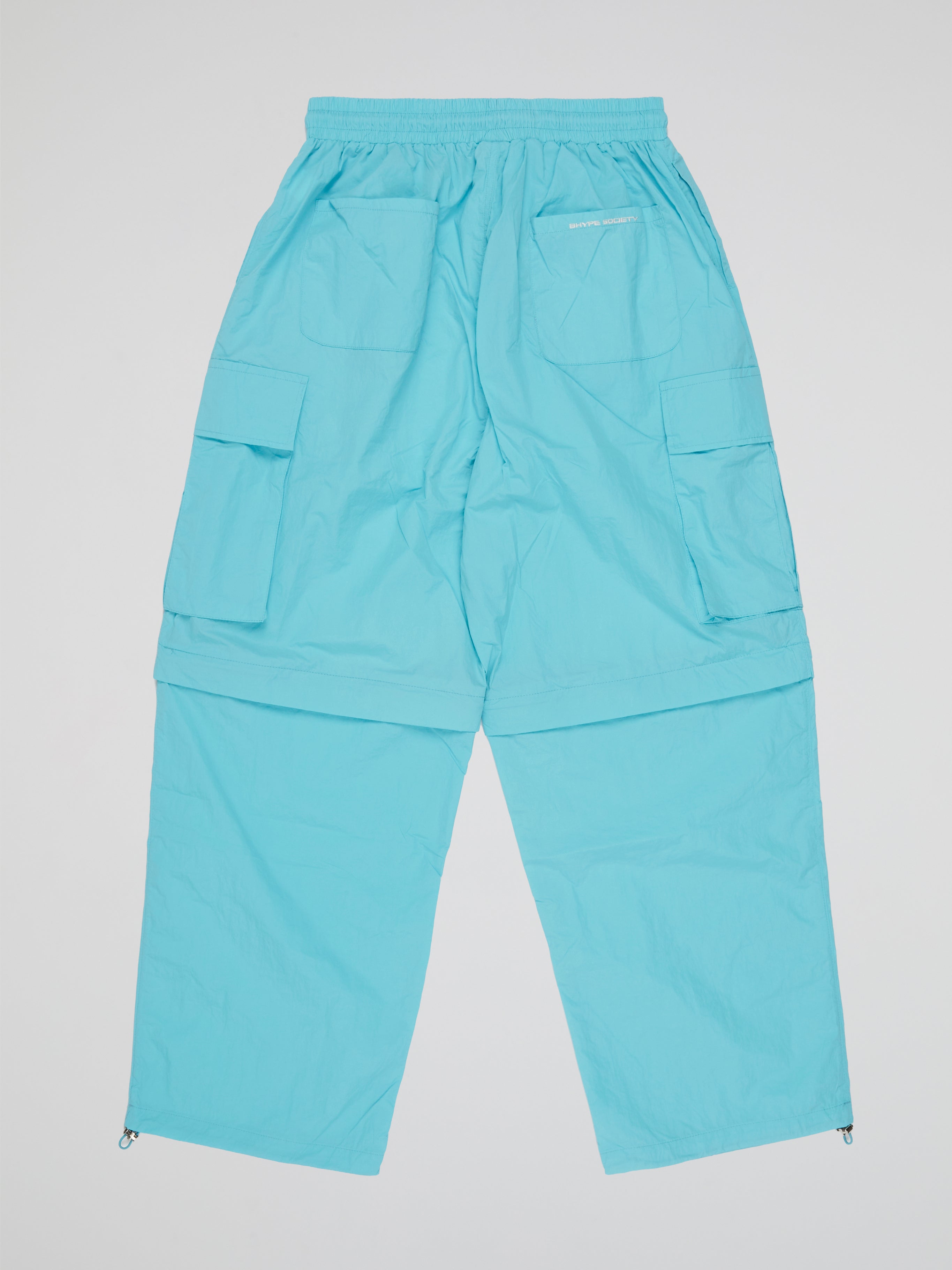 BHYPE LITE SUMMER CONVERTIBLE NEON BLUE TRACK PANTS