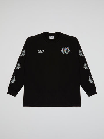 BHYPE SOCIETY VALENTINE'S DAY BLACK LONG SLEEVES
