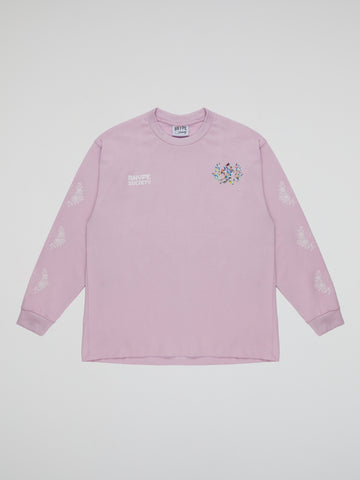 BHYPE SOCIETY VALENTINE'S DAY PURPLE LONG SLEEVES