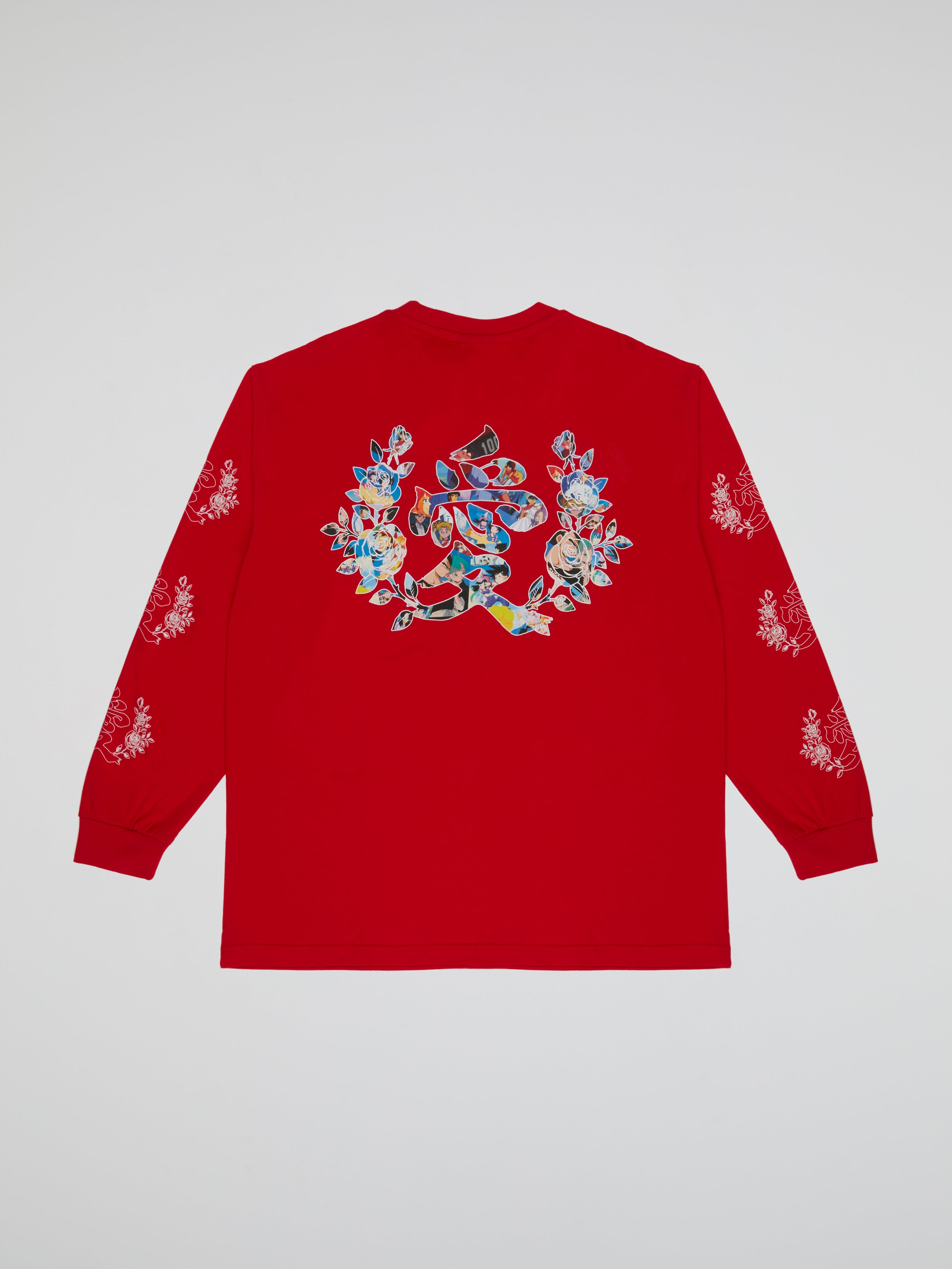 BHYPE SOCIETY VALENTINE'S DAY RED LONG SLEEVES