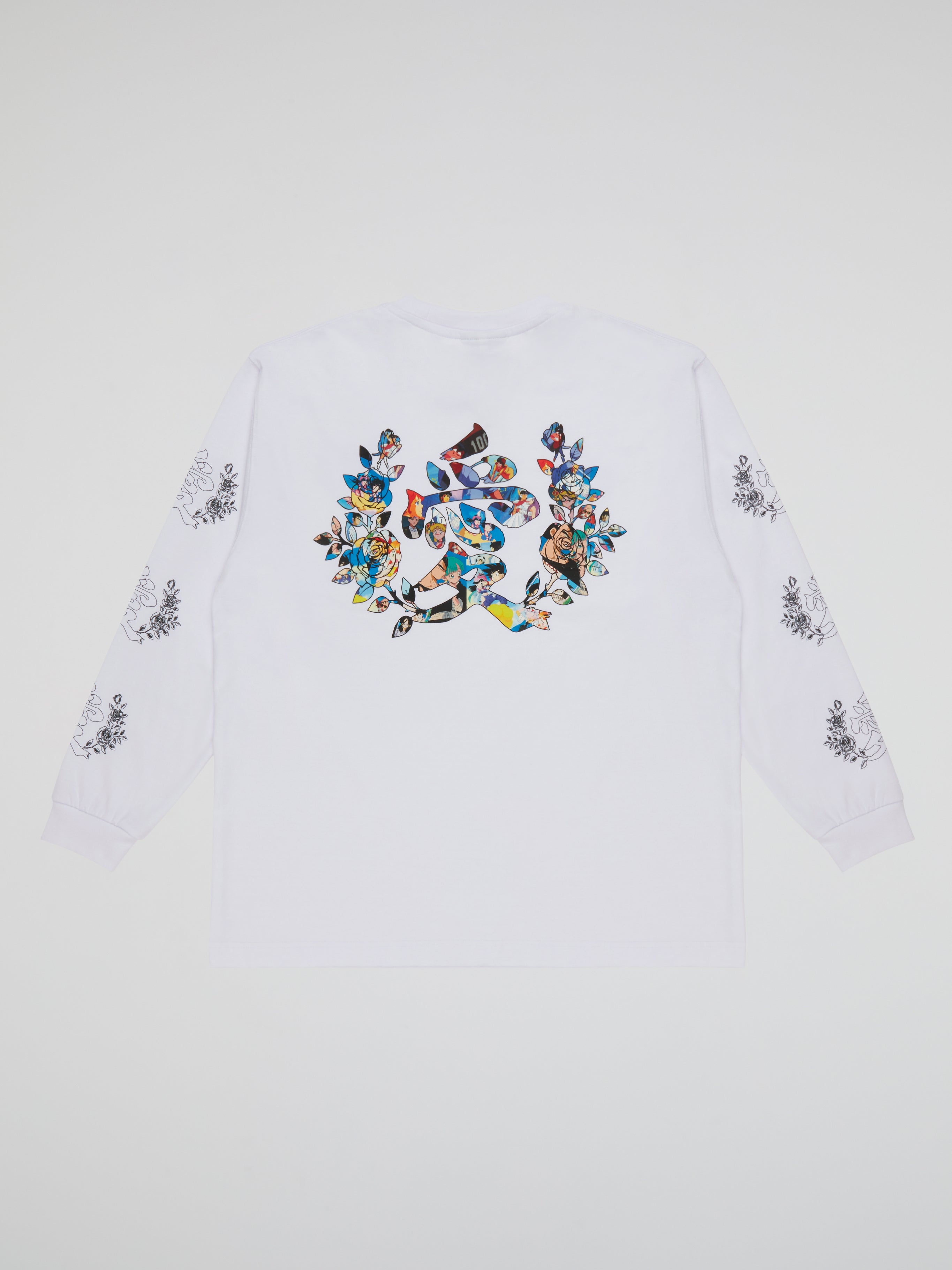 BHYPE SOCIETY VALENTINE'S DAY WHITE LONG SLEEVES