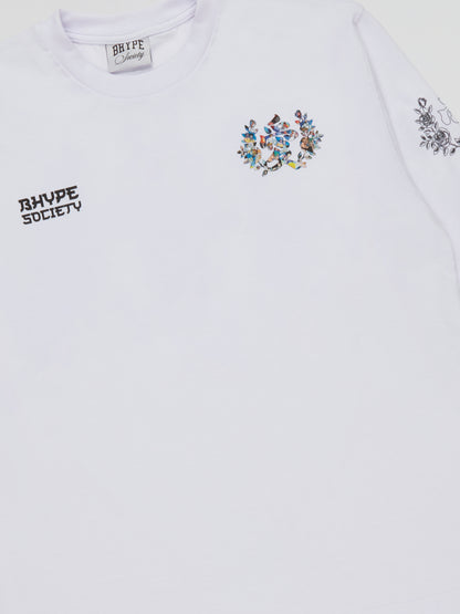 BHYPE SOCIETY VALENTINE'S DAY WHITE LONG SLEEVES