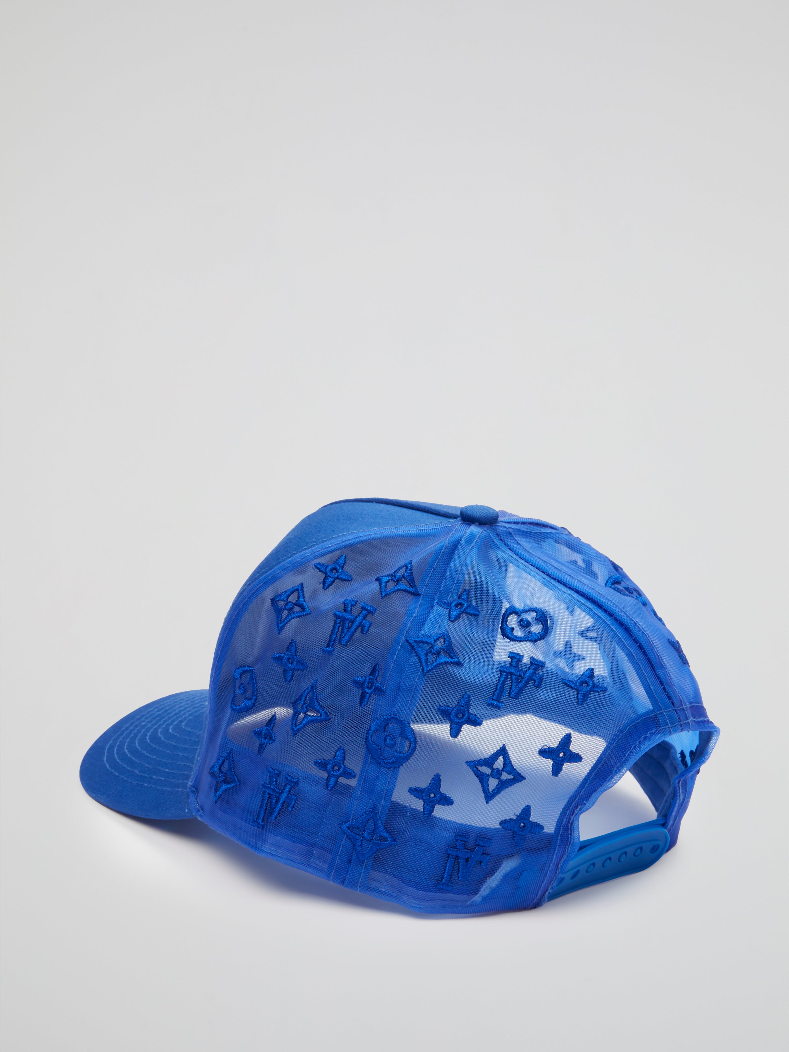 KILLTHEHYPE Los Angeles Dodgers LV Monogram Trucker Hat BLUE 2024