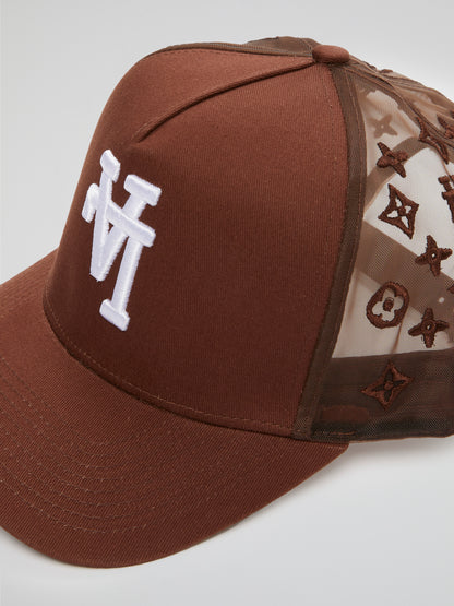 KTH KILL THE HYPE L.A HAT MONOGRAM BROWN