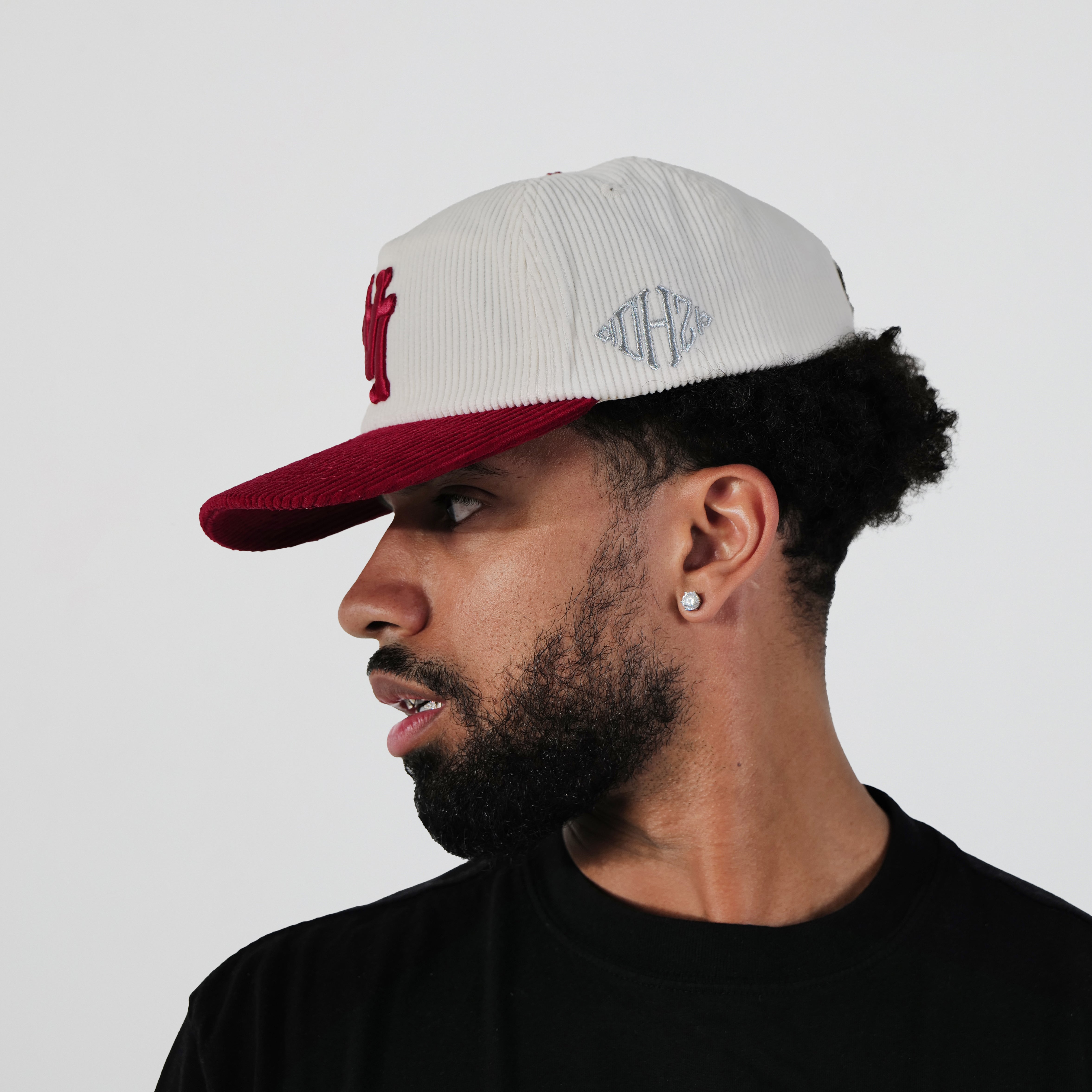 KTH KILL THE HYPE HAT - BONE L.A CORD RED
