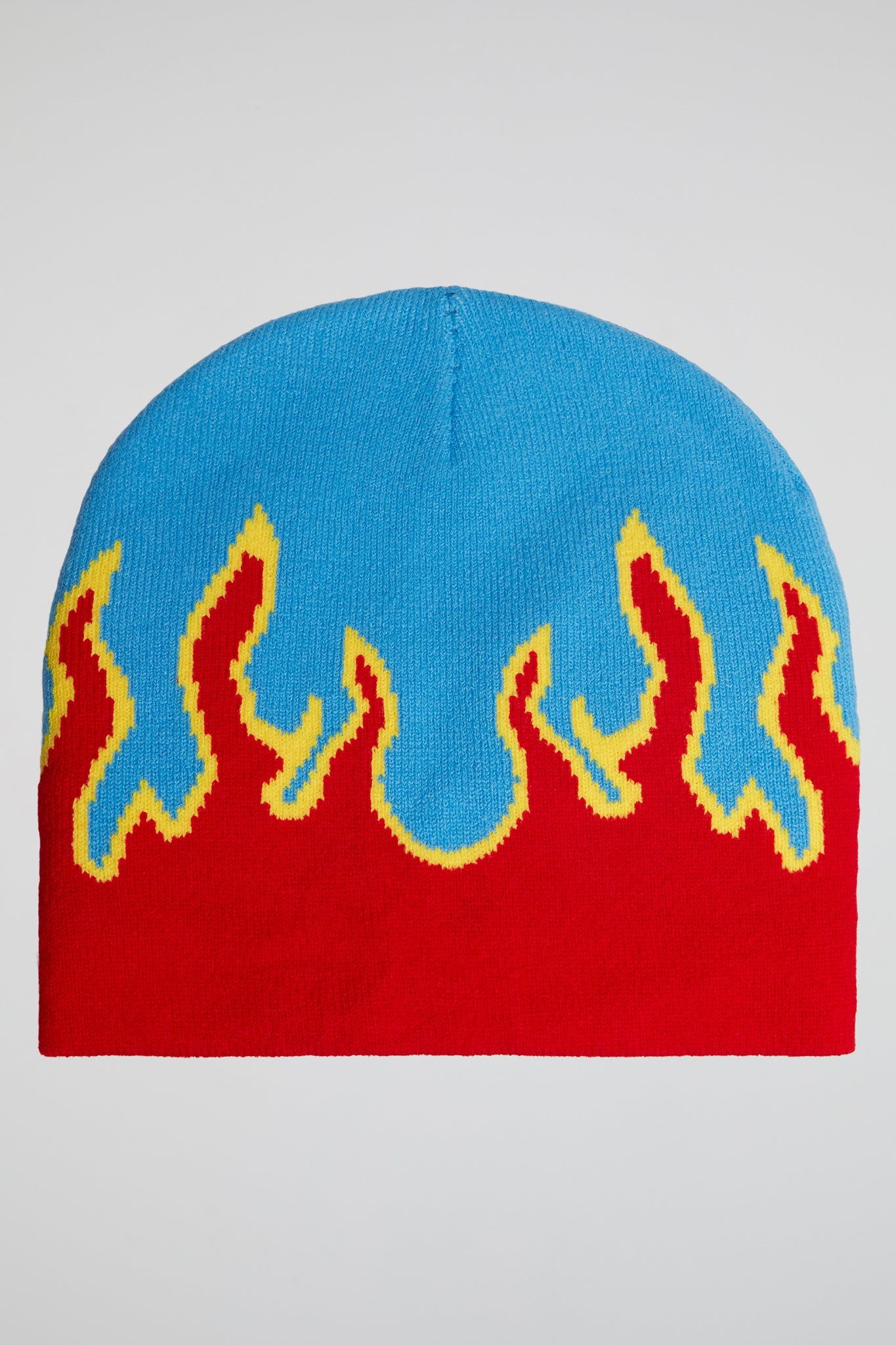 DUMIST KOREA FLAMES BLUE BEANIE