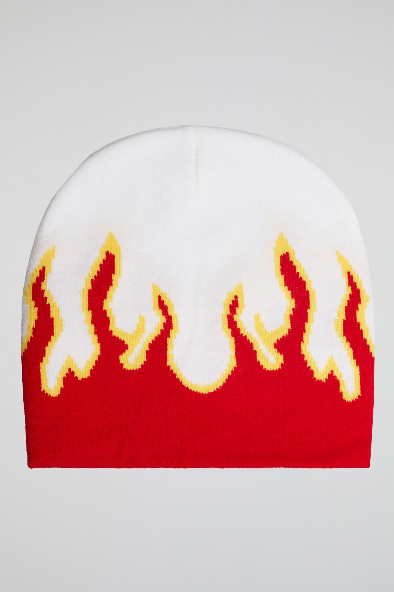 DUMIST KOREA FLAMES WHITE BEANIE