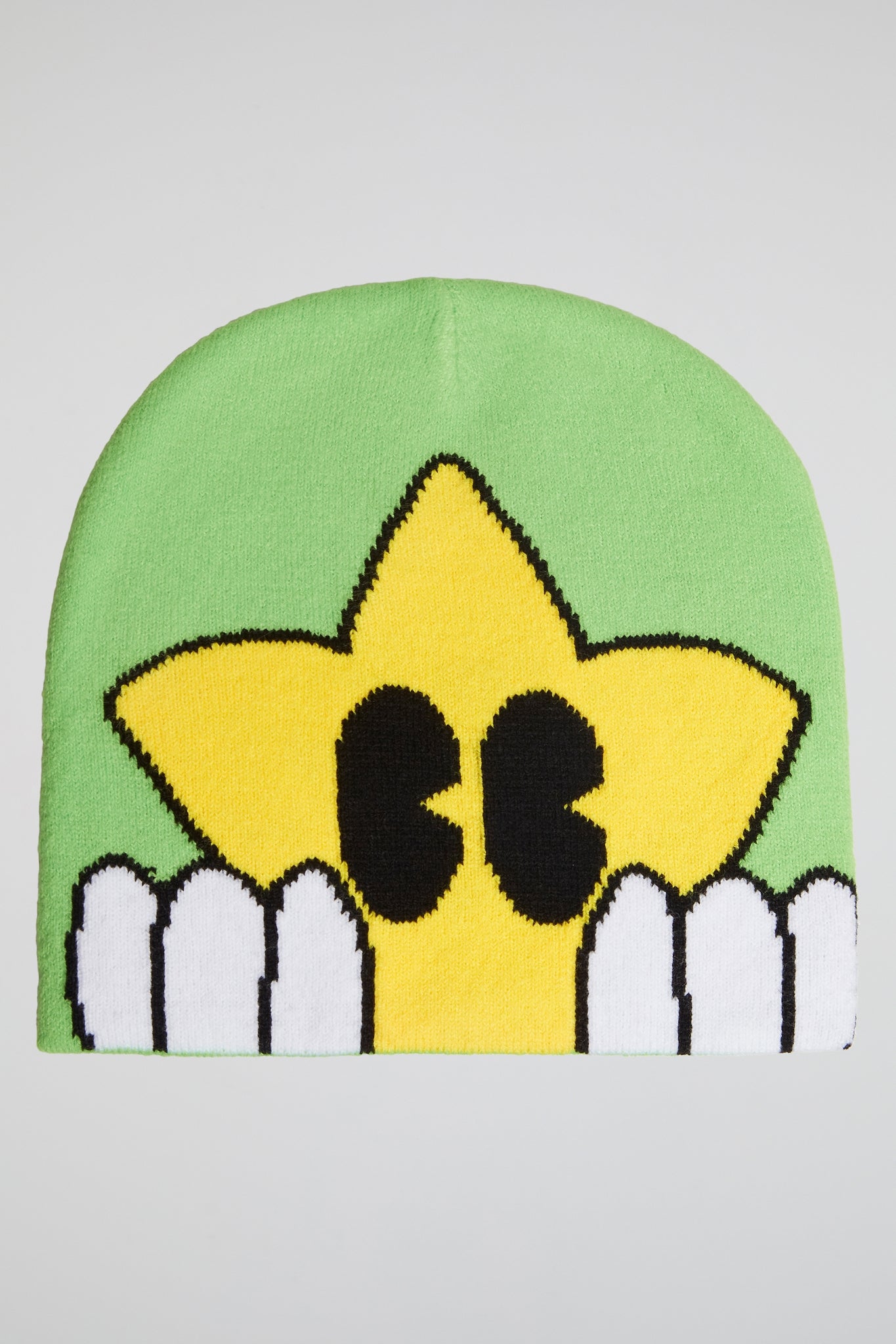 DUMIST KOREA STAR FINGERS GREEN BEANIE