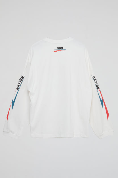 DUMIST KOREA WHITE NIRVANA LONG SLEEVES TSHIRT