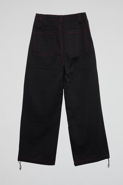 DUMIST KOREA BLACK CARGO PANTS