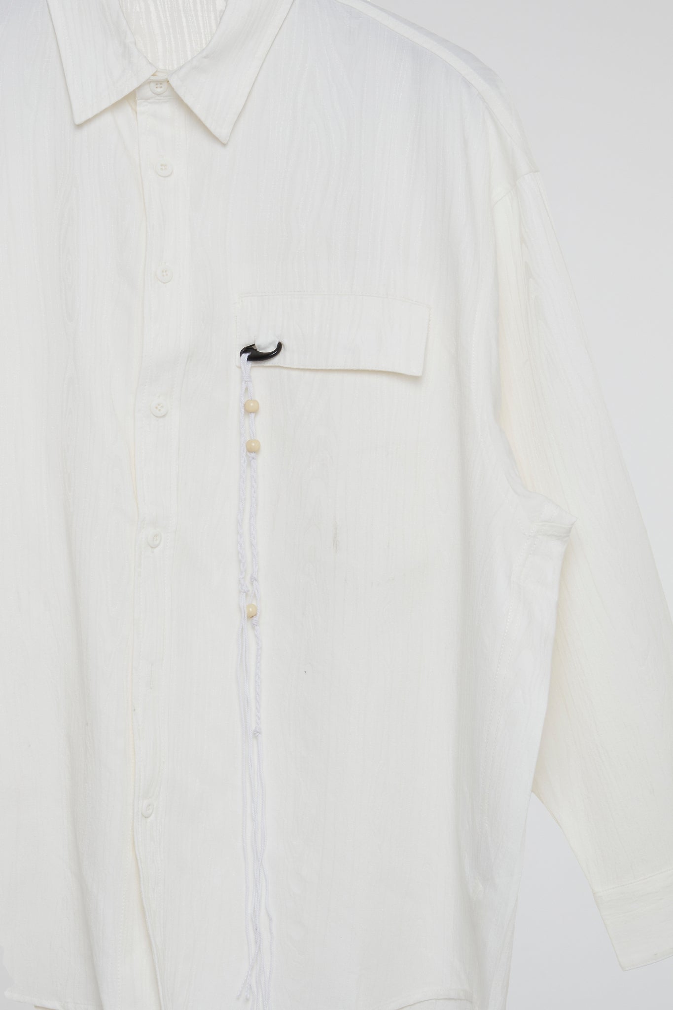 DUMIST KOREA WHITE LS SHIRT