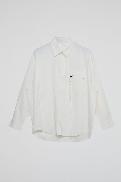 DUMIST KOREA WHITE LS SHIRT