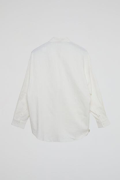 DUMIST KOREA WHITE LS SHIRT