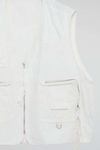 DUMIST KOREA WHITE CHEST VEST