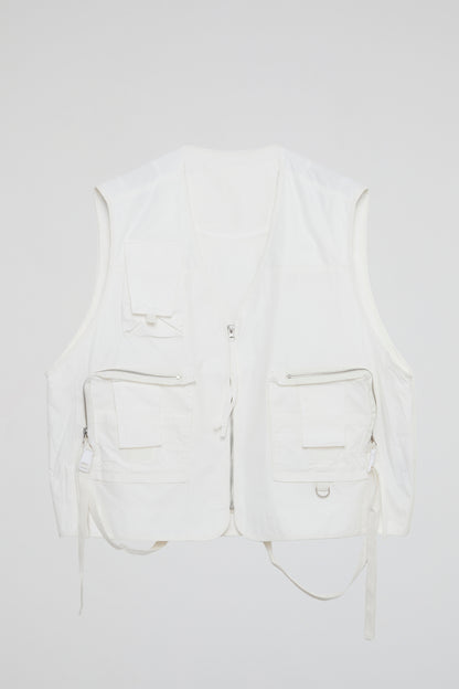 DUMIST KOREA WHITE CHEST VEST