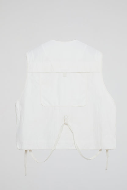 DUMIST KOREA WHITE CHEST VEST